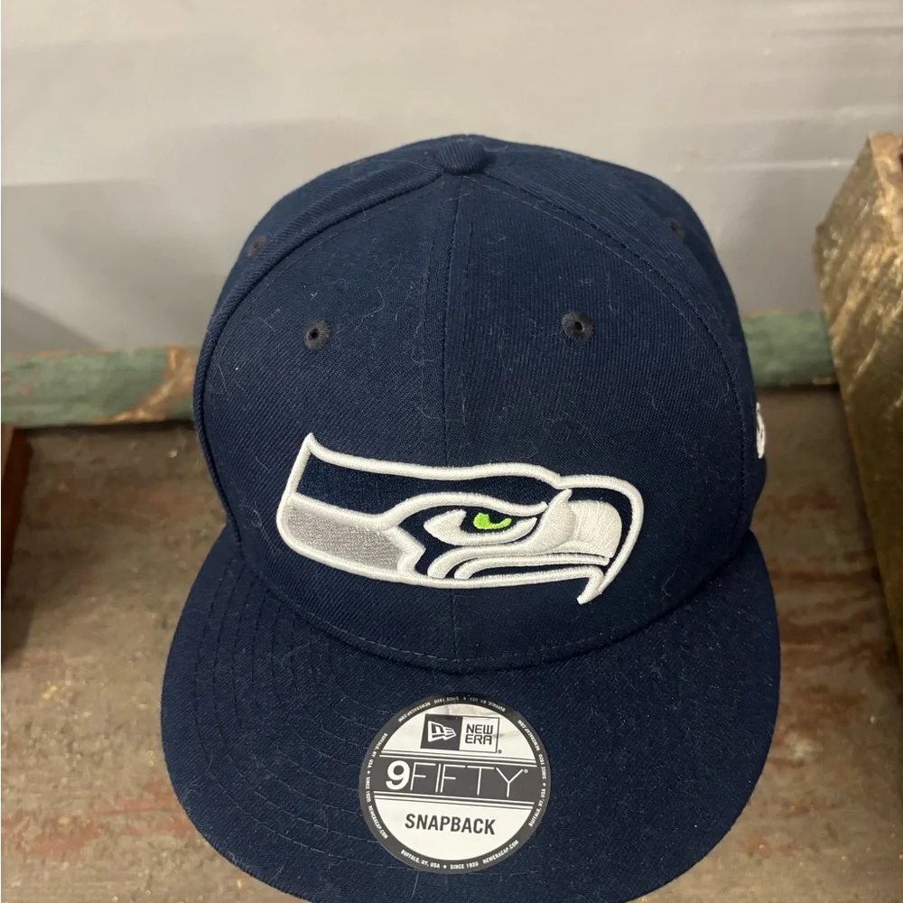 New Era Navy Seattle Seahawks 9FIFTY‎ Snapback Hat
